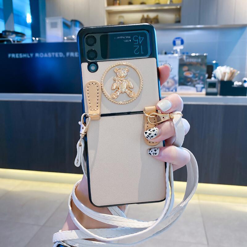 Portable folding screen phone case for Samsung zflip3