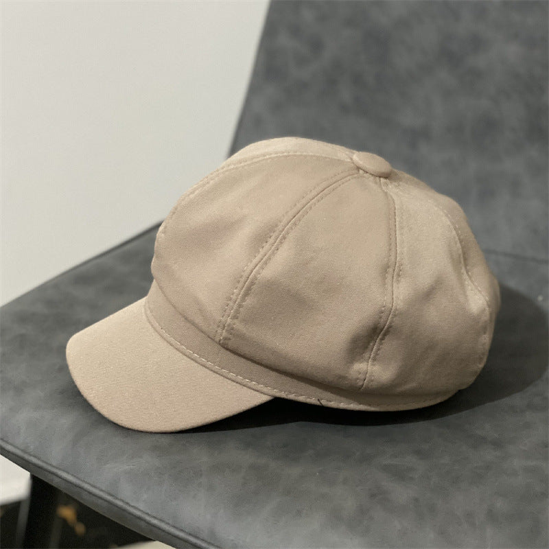 Spring And Autumn Retro Versatile For Short Hair Hat