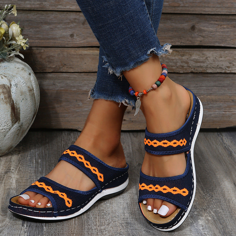 Hollow Fish Mouth Casual Women Shoes