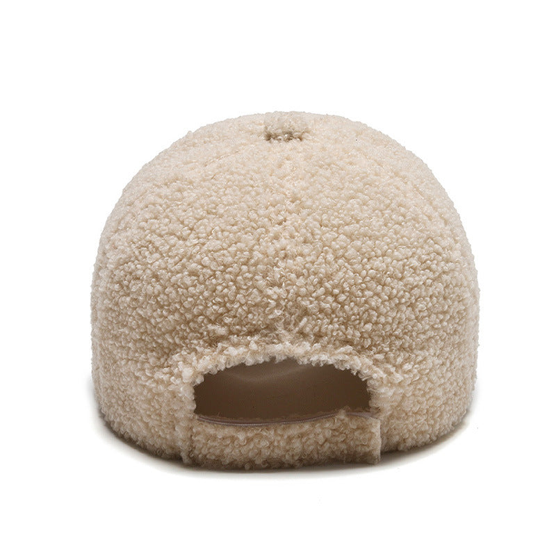 Winter Trend All-match Plush Warm Baseball Cap