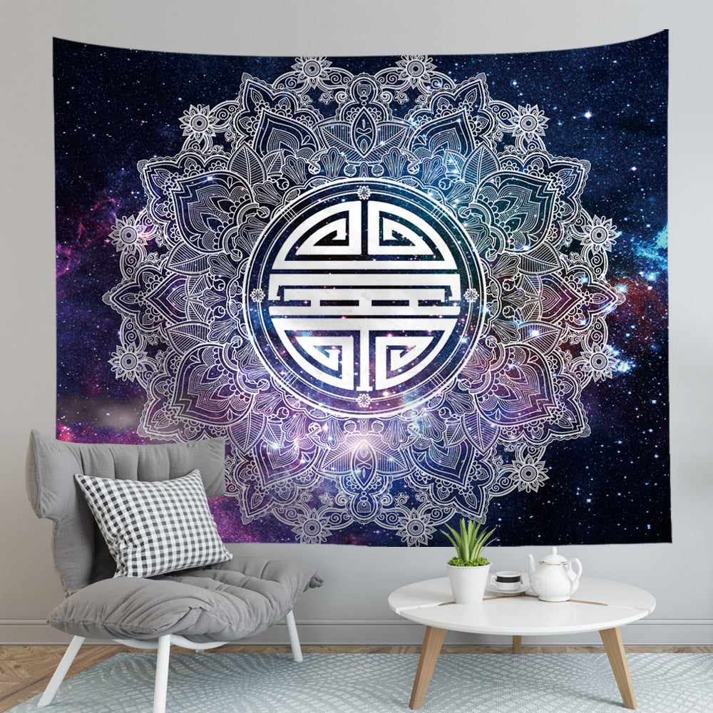 Sky Print Tapestry Beach Towel Blanket for Home and Outdoor