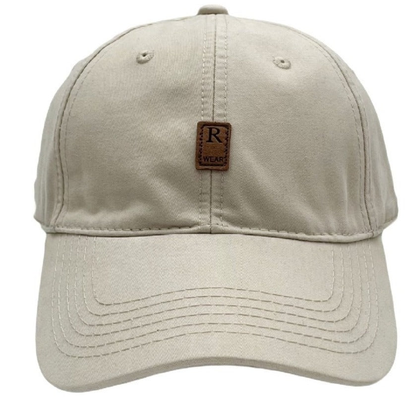 Embroidered R Sunshade Baseball Cap