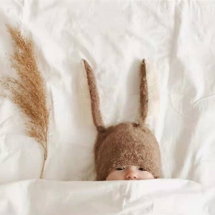 Winter Warm Knitted Hat Cute Rabbit Ear Hat For Baby
