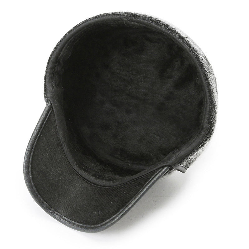 Winter Men's Warm Ear Protection Plush Lei Feng Hat