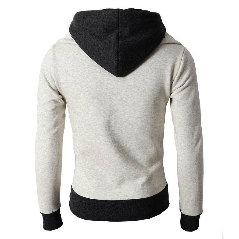 Spring Men's Fake Two-piece Casual Sports Sweatshirt