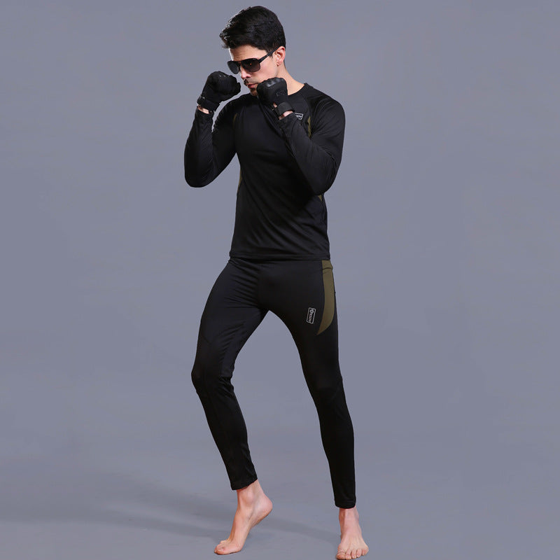 Outdoor Sports Underwear Suit Fleece Warm For Training Fitness