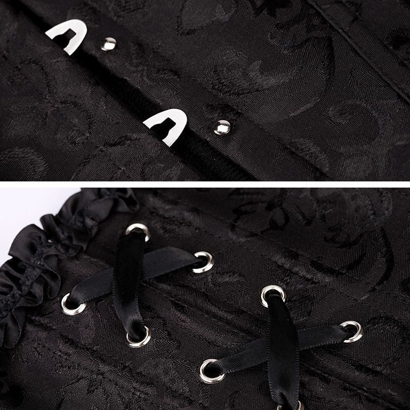 Ziibras™ Overbust Bustier Waist Cincher Body Shaper Corset