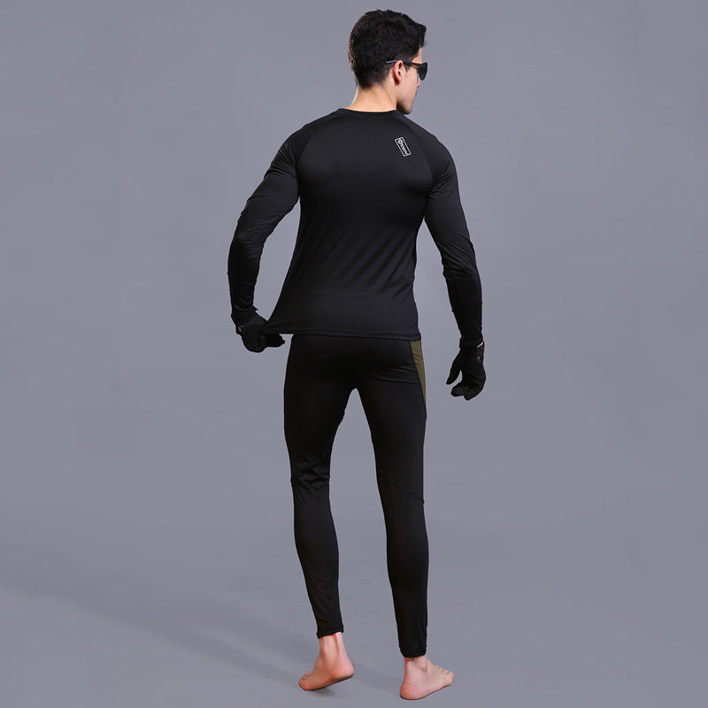 Outdoor Sports Underwear Suit Fleece Warm For Training Fitness
