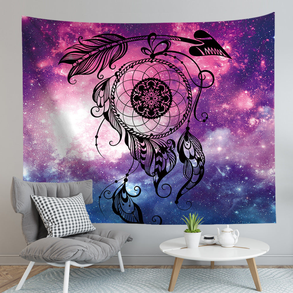 Sky Print Tapestry Beach Towel Blanket for Home and Outdoor