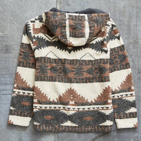 Casual Pullover Hooded Long Sleeve Men Sweater