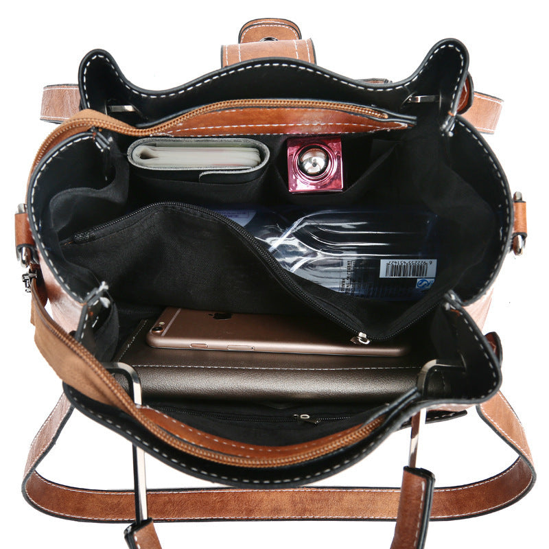 Vintage Large Capacity Shoulder Bag Handbag