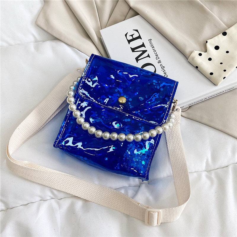 Fashion Sequin Small Chain Transparent Mini Crossbody Bag