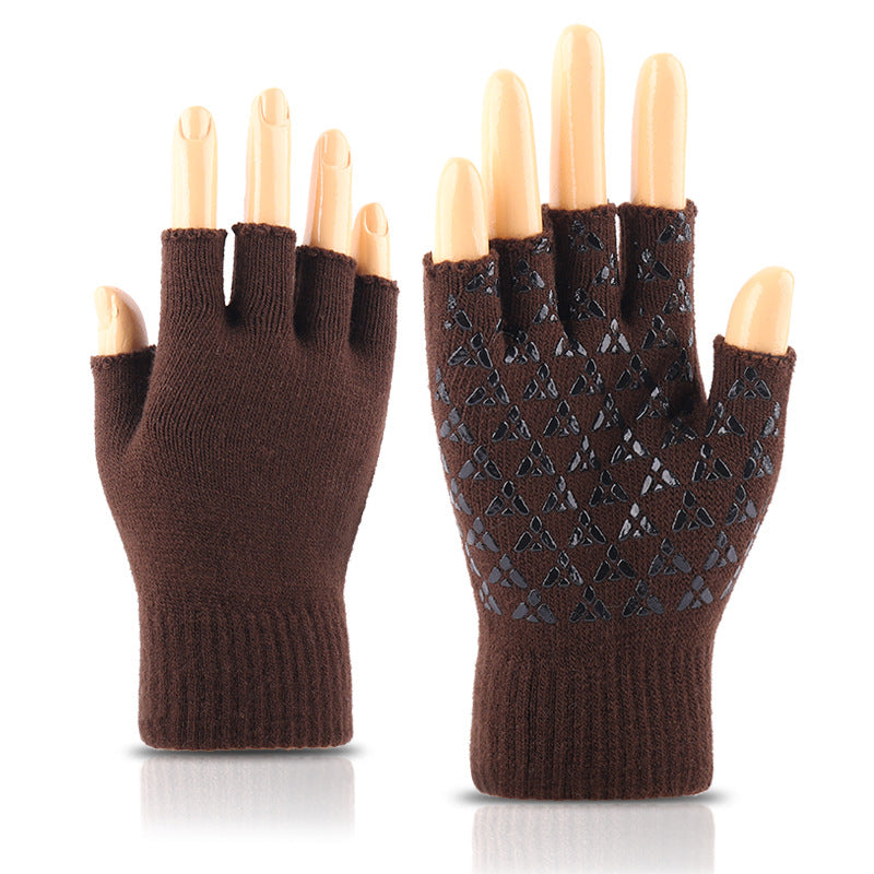 Winter Warm Half-Finger Knitted Gloves