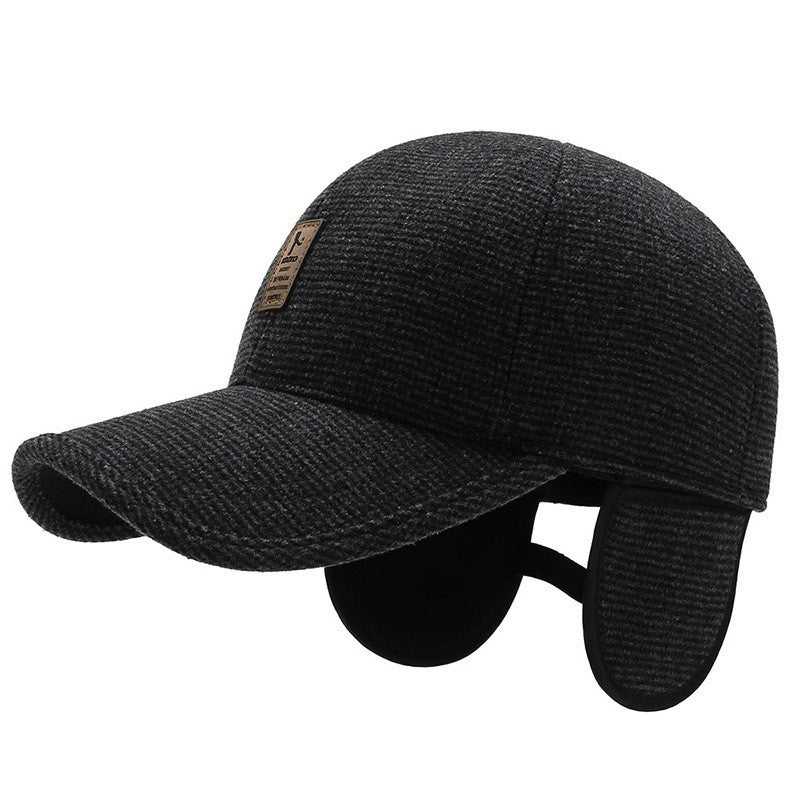Sports Baseball Cap Ear Protection Woolen Hat