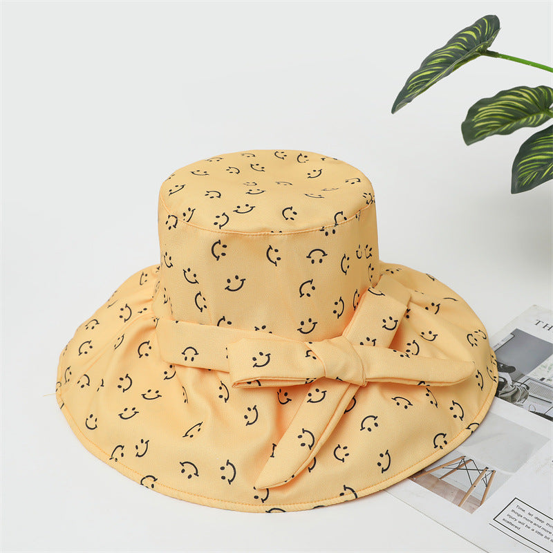 Bowknot Sunscreen Bucket Hat