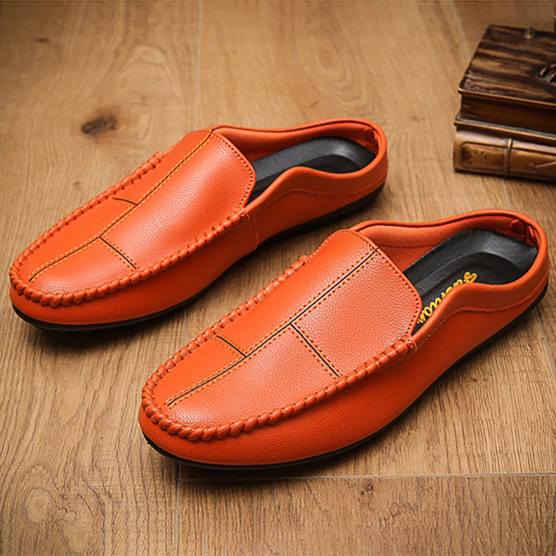 Men's Fashion Striped Casual Backless Loafers
