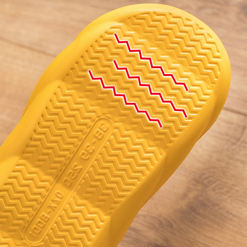 Winter Indoor And Outdoor Warm Waterproof Thick-Soled Anti-Skid Plush Shoes