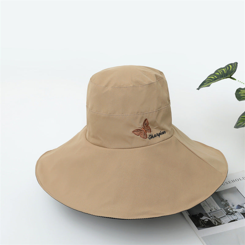 Spring And Summer Large Brim Sunshade Bucket Hat