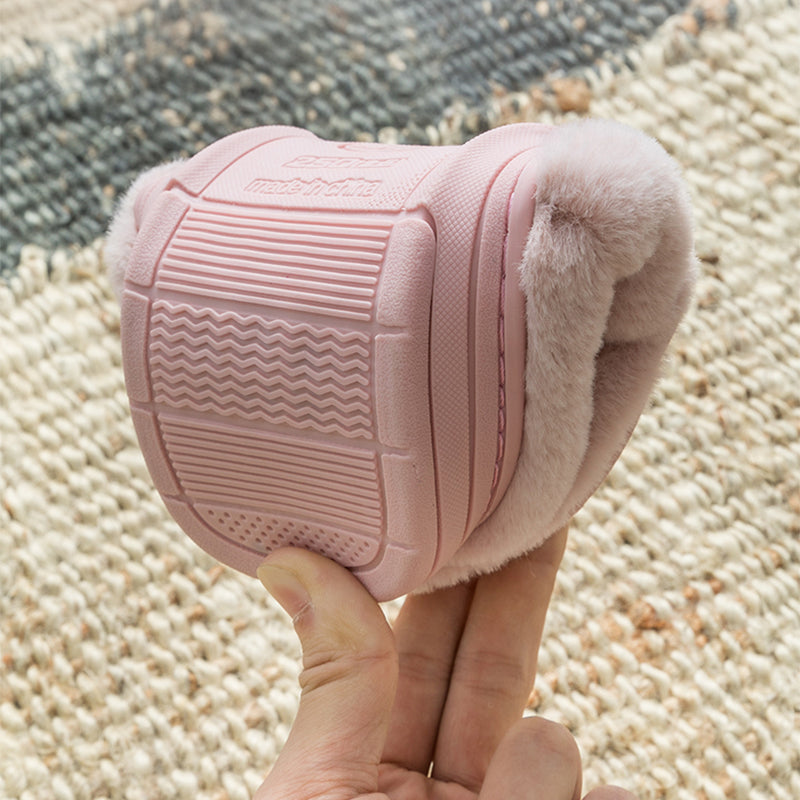 Winter Home Warm Cute Rabbit Plush Shoes