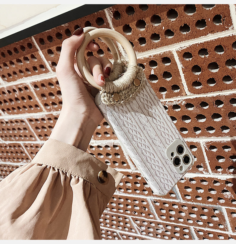 Boho Knitted Phone Case for iPhone 12