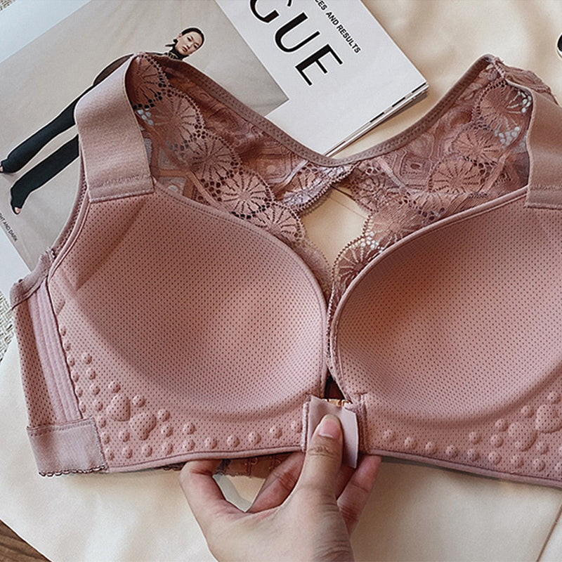 Ziibras™ Front Closure Breathable Thin Bra