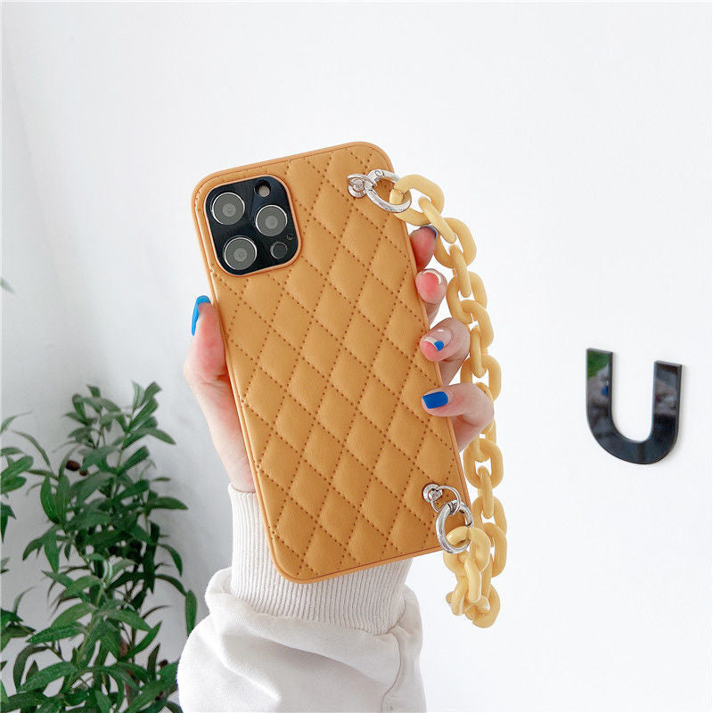 Hand strap shockproof phone case for iPhone12