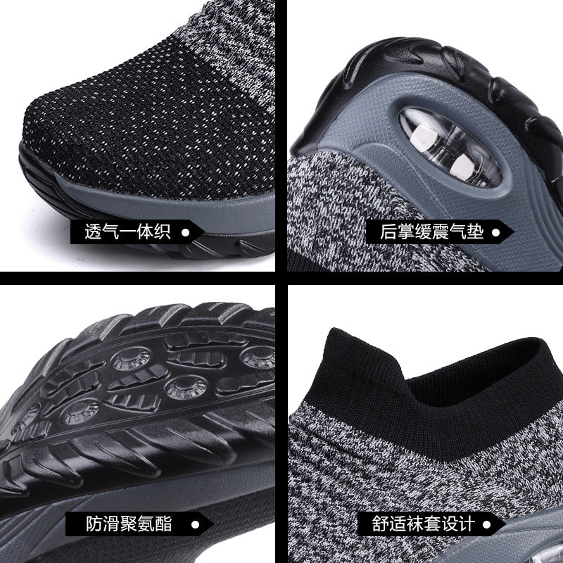 Air Cushion Socks Shoes Flying Knit Sneakers