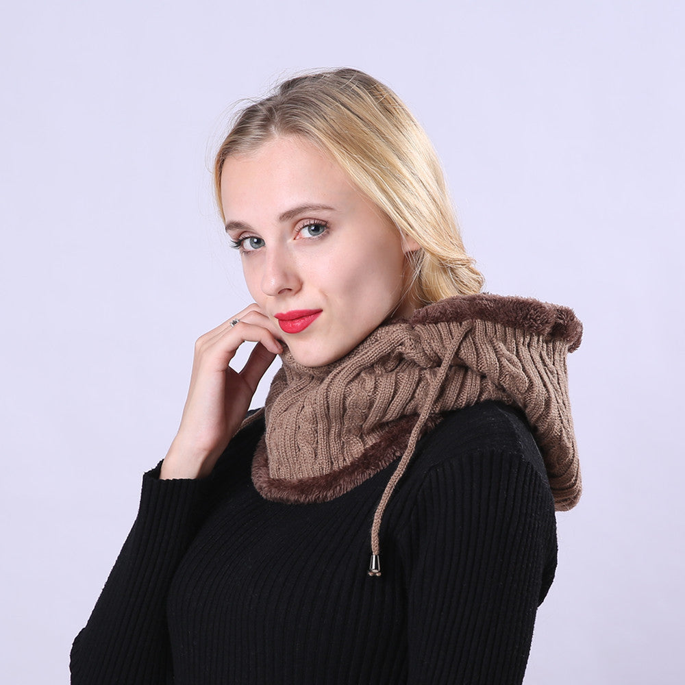 Ziibras™ Adjustment Knitted Scarf Ear Hat