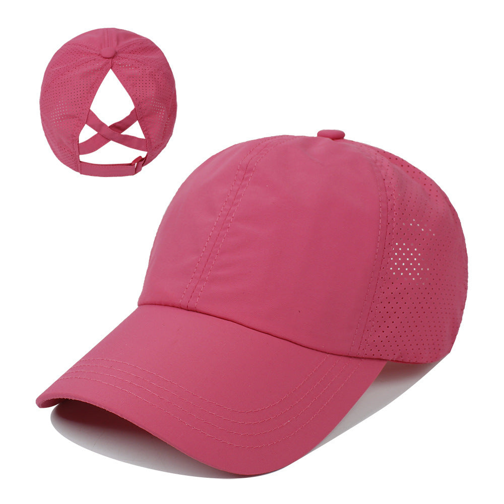 Breathable Sunshade Ponytail Baseball Cap