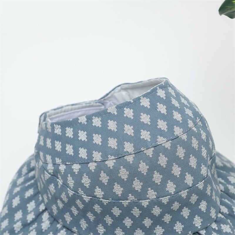 Empty Top Large Brim Sunshade Bucket Hat