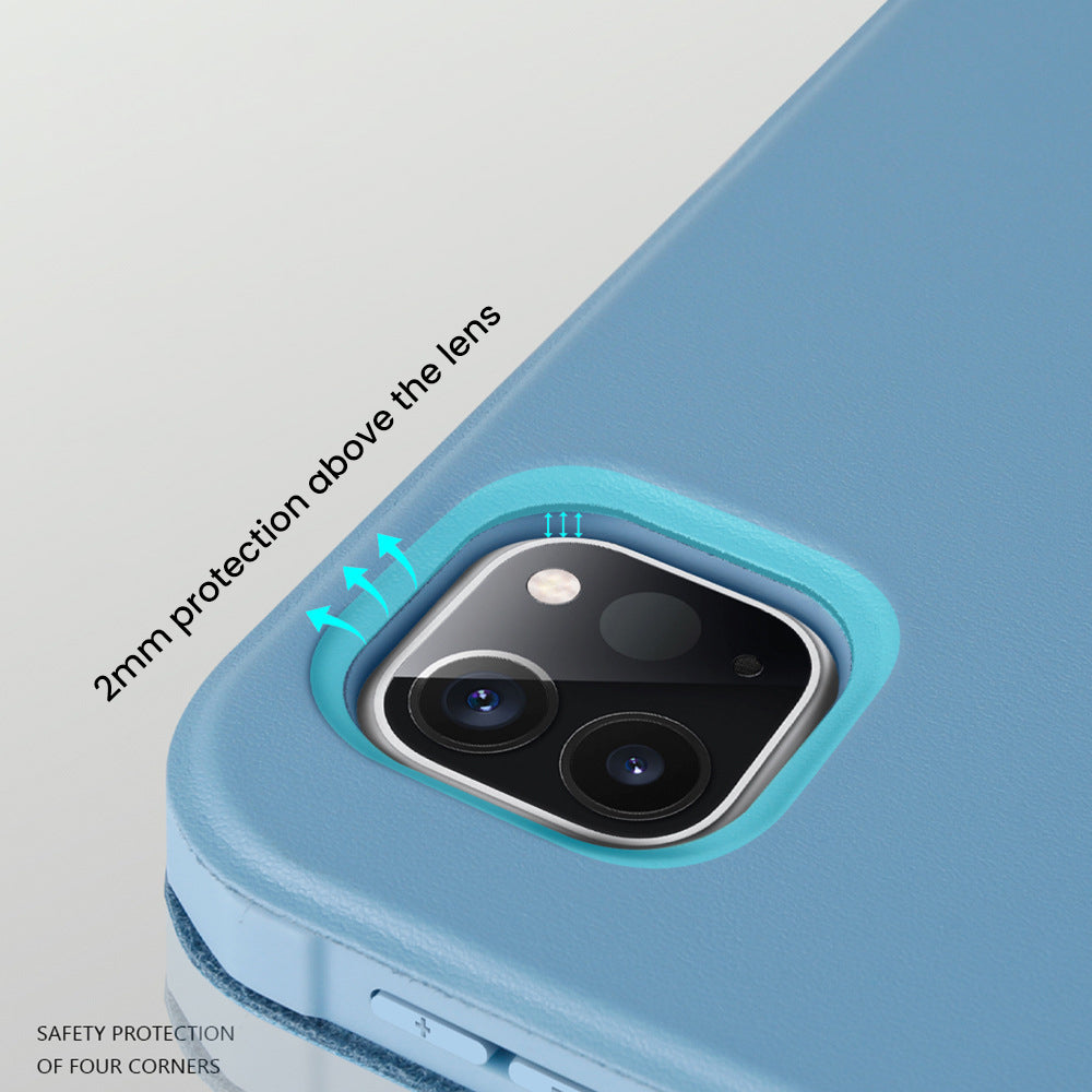 360°Rotating Detachable Double-Sided Magnetic Protective Cover For iPad