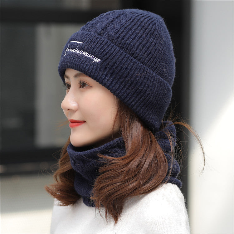 Two-piece Hat Scarf Set For Windproof
