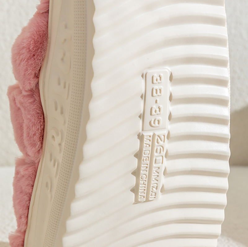 Winter Home Warm Thick Soft Bottom Non-Slip Plush Slippers