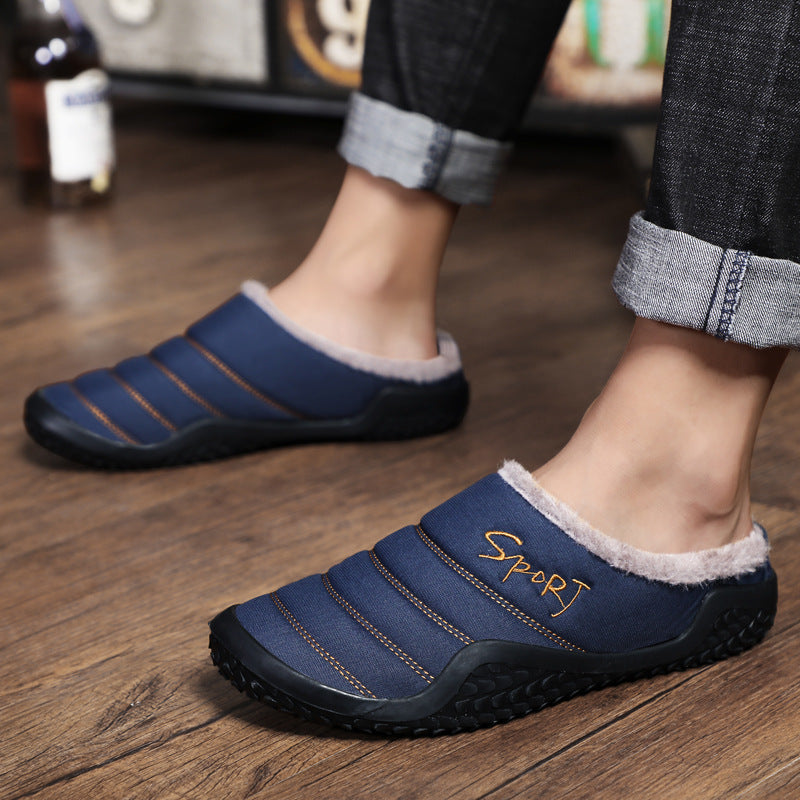 Winter Men Casual Cotton Slippers
