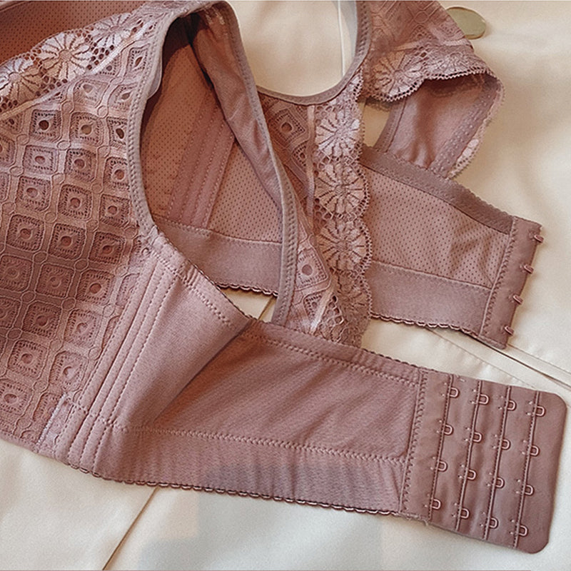 Ziibras™ Front Closure Breathable Thin Bra