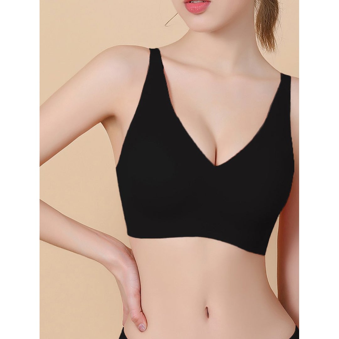 Back Closure Seamless Wireless Bra