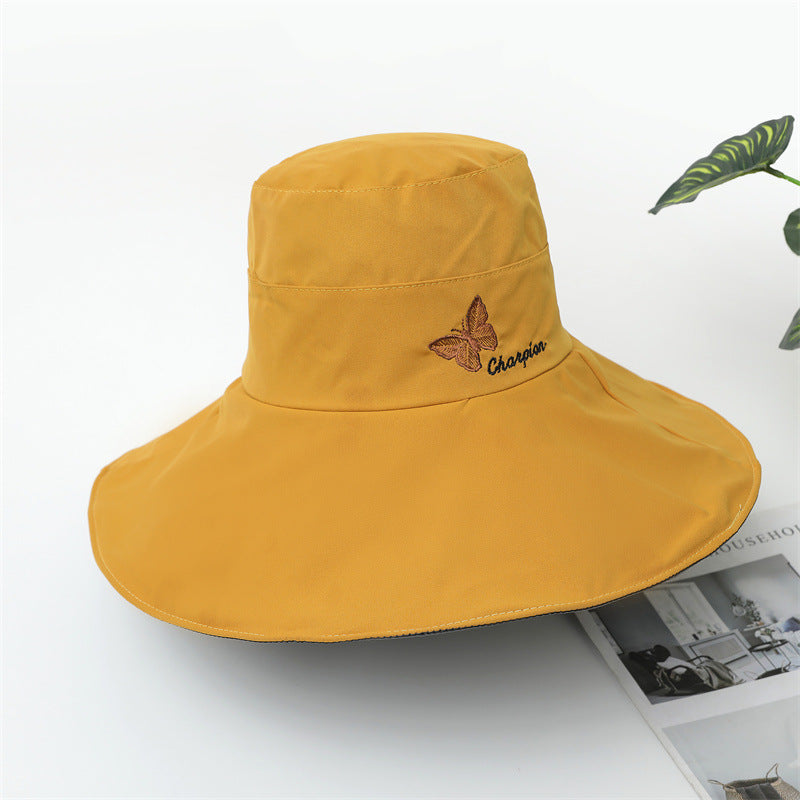 Spring And Summer Large Brim Sunshade Bucket Hat