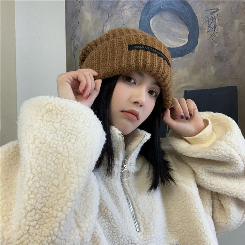 Fashion All-Match Woolen Warm Knitted Hat