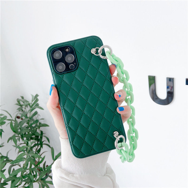 Hand strap shockproof phone case for iPhone12