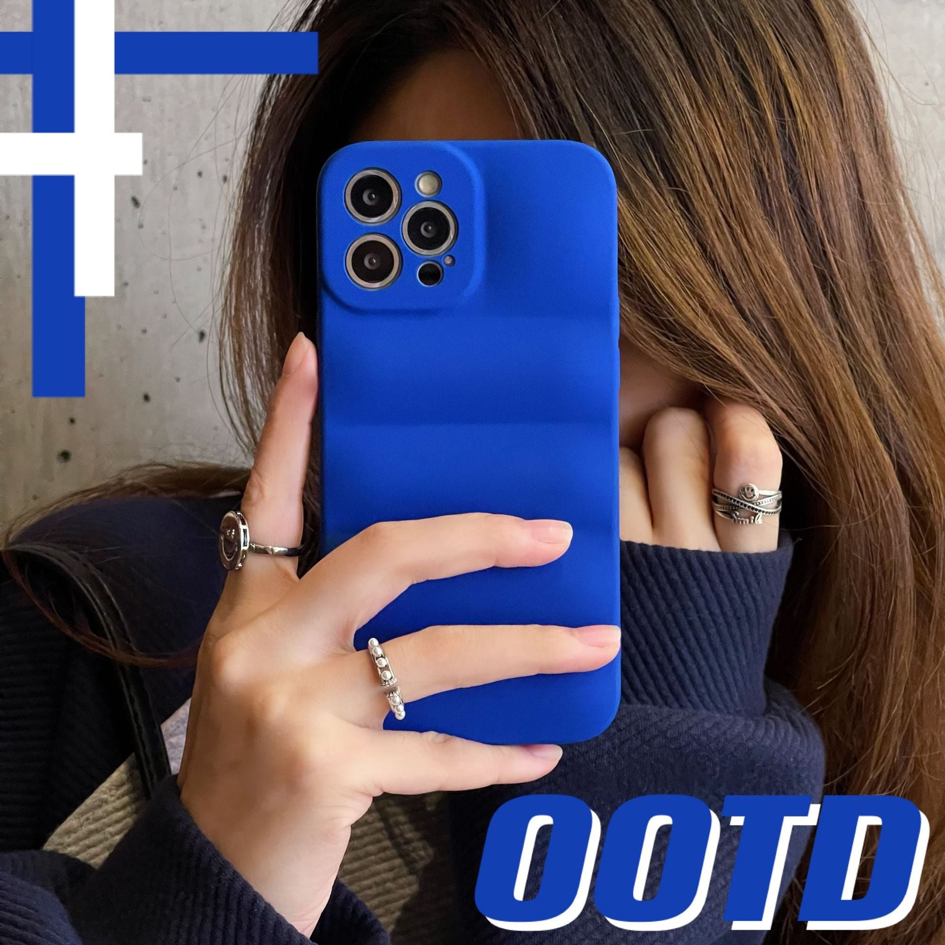 Winter down jacket phone case for iPhone 13 &12