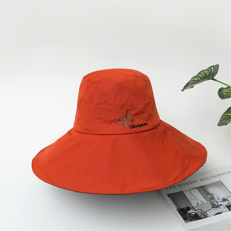 Spring And Summer Large Brim Sunshade Bucket Hat