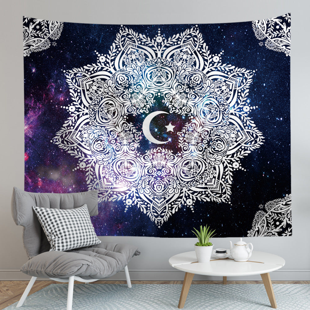 Sky Print Tapestry Beach Towel Blanket for Home and Outdoor