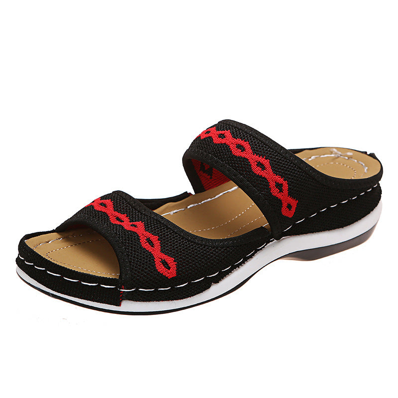 Hollow Fish Mouth Casual Women Shoes