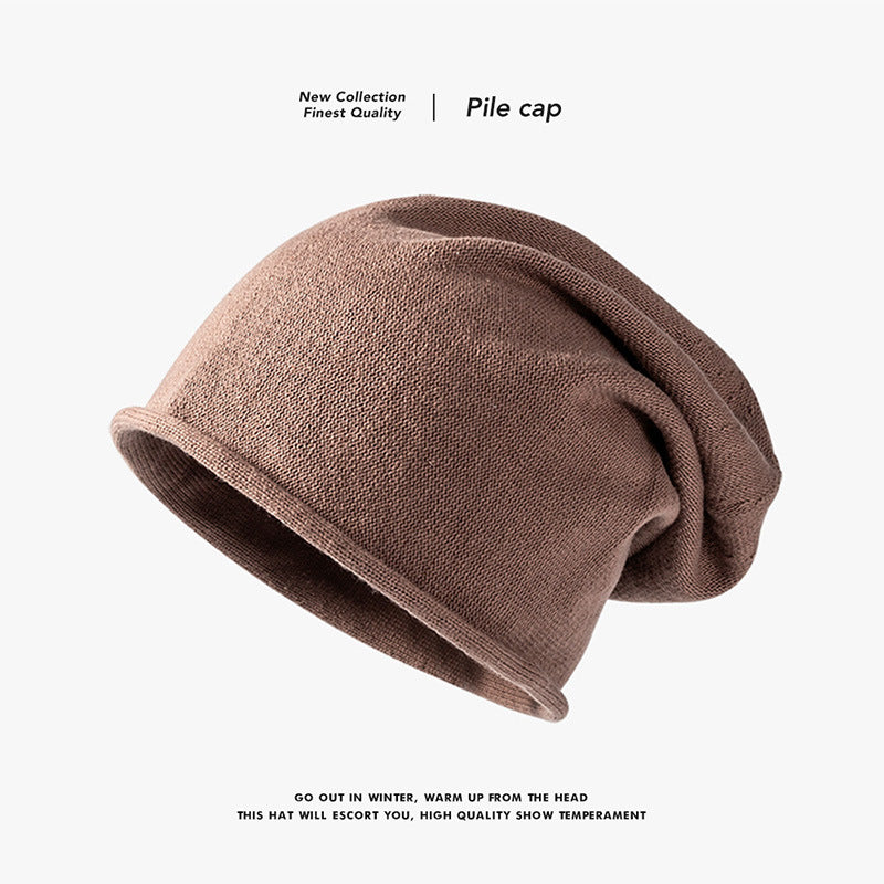 All-match Hedging Cap Fashion Plus Velvet Pile Hat