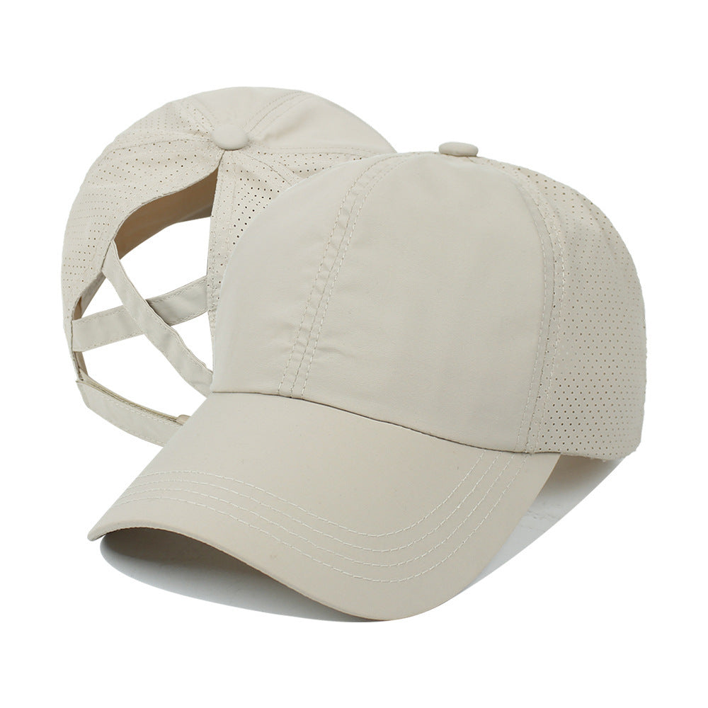 Breathable Sunshade Ponytail Baseball Cap