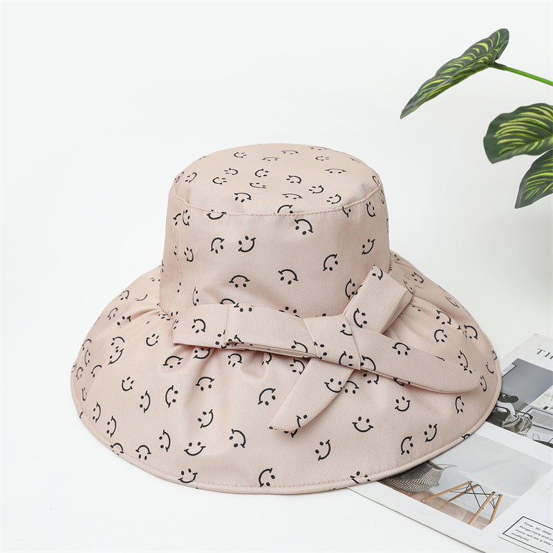 Bowknot Sunscreen Bucket Hat