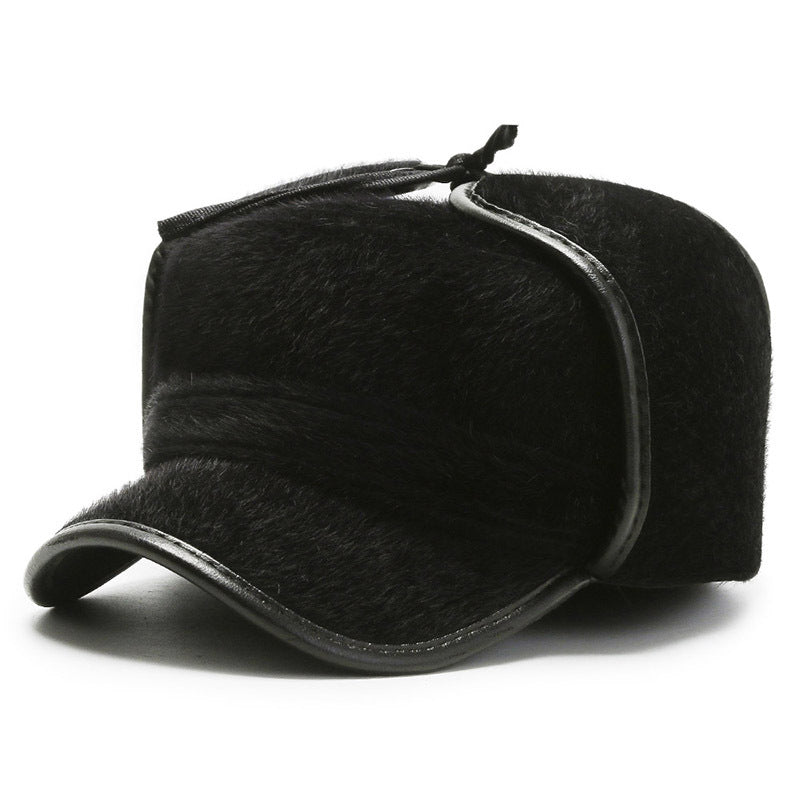 Winter Men's Warm Ear Protection Plush Lei Feng Hat