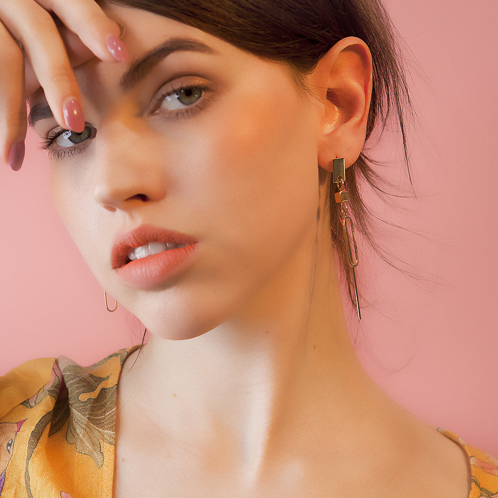 Elegant Simple Square Earrings