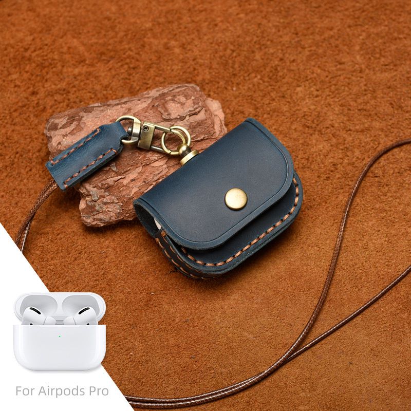 Genuine Leather Bluetooth Headset Case for Airpods Pro