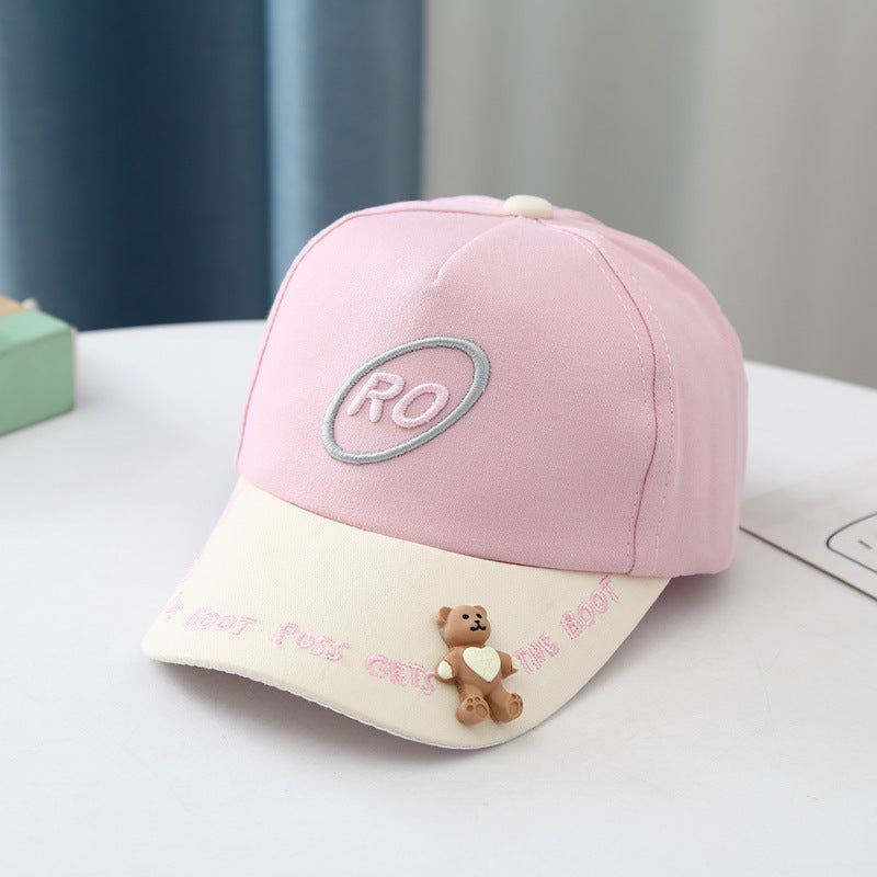 Bear Colorblock Children's Baseball Cap